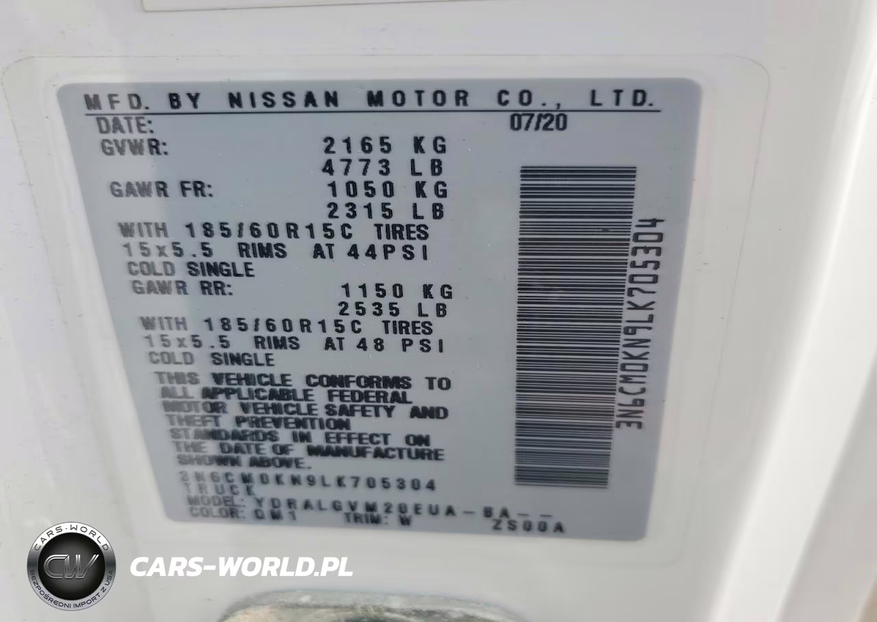 2020 Nissan Nv200 Delivery Van VIN:3N6CM0KN9LK705304 - 13