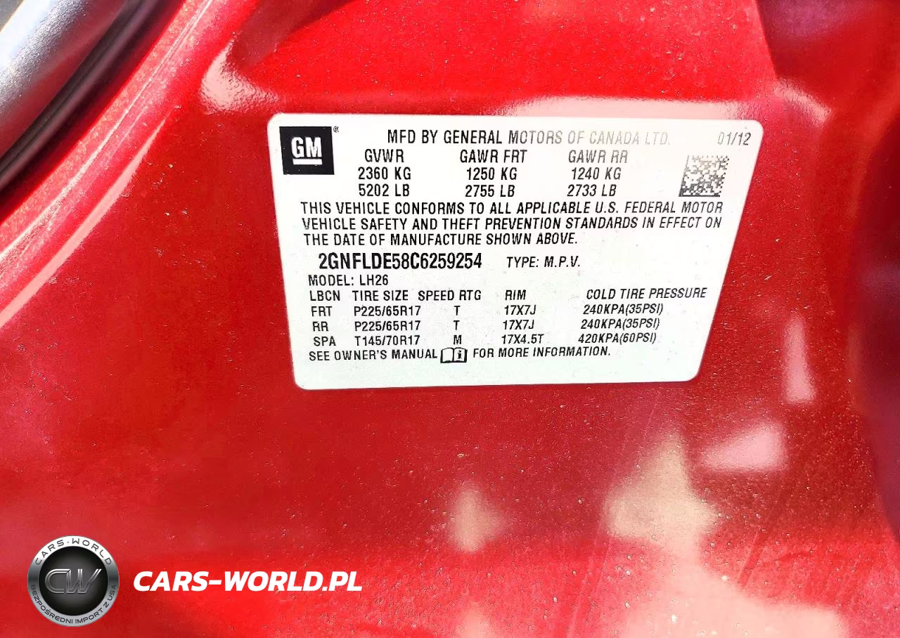 2012 Chevrolet Equinox Lt VIN:2GNFLDE58C6259254 - 13