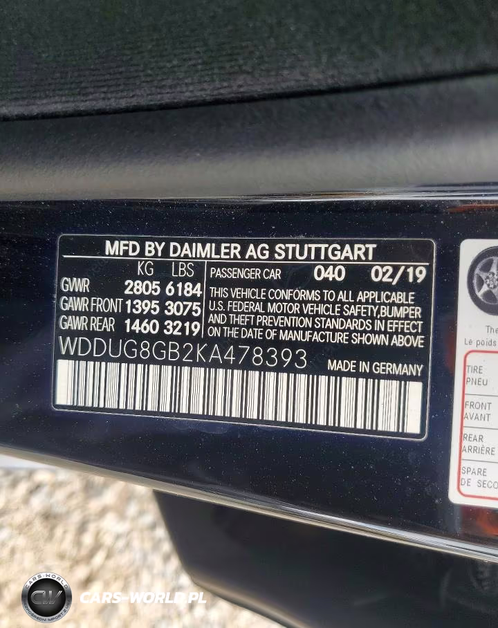 2019 Mercedes-Benz S 560 4Matic VIN:WDDUG8GB2KA478393 - 12