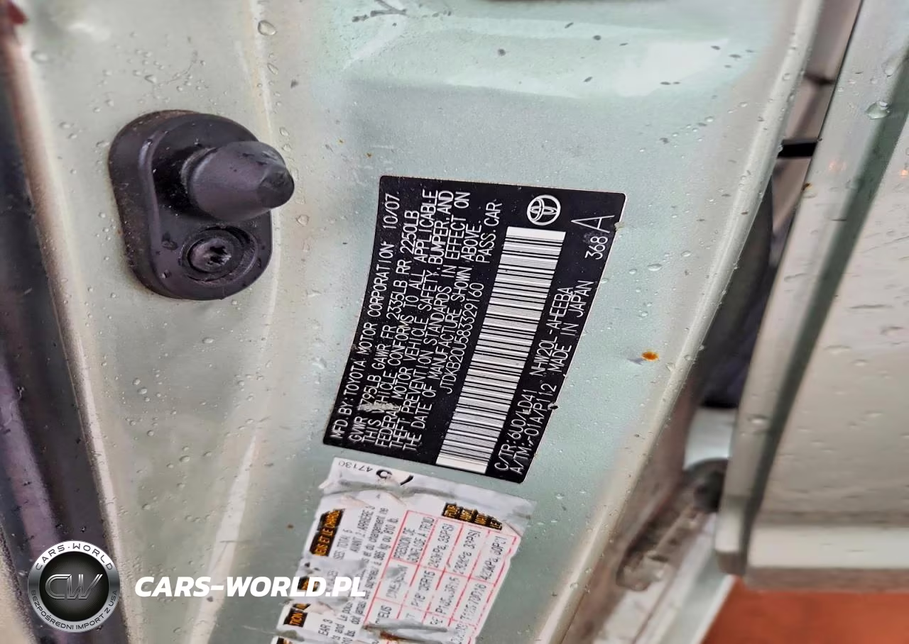 2008 Toyota Prius Base VIN:JTDKB20U583329160 - 12