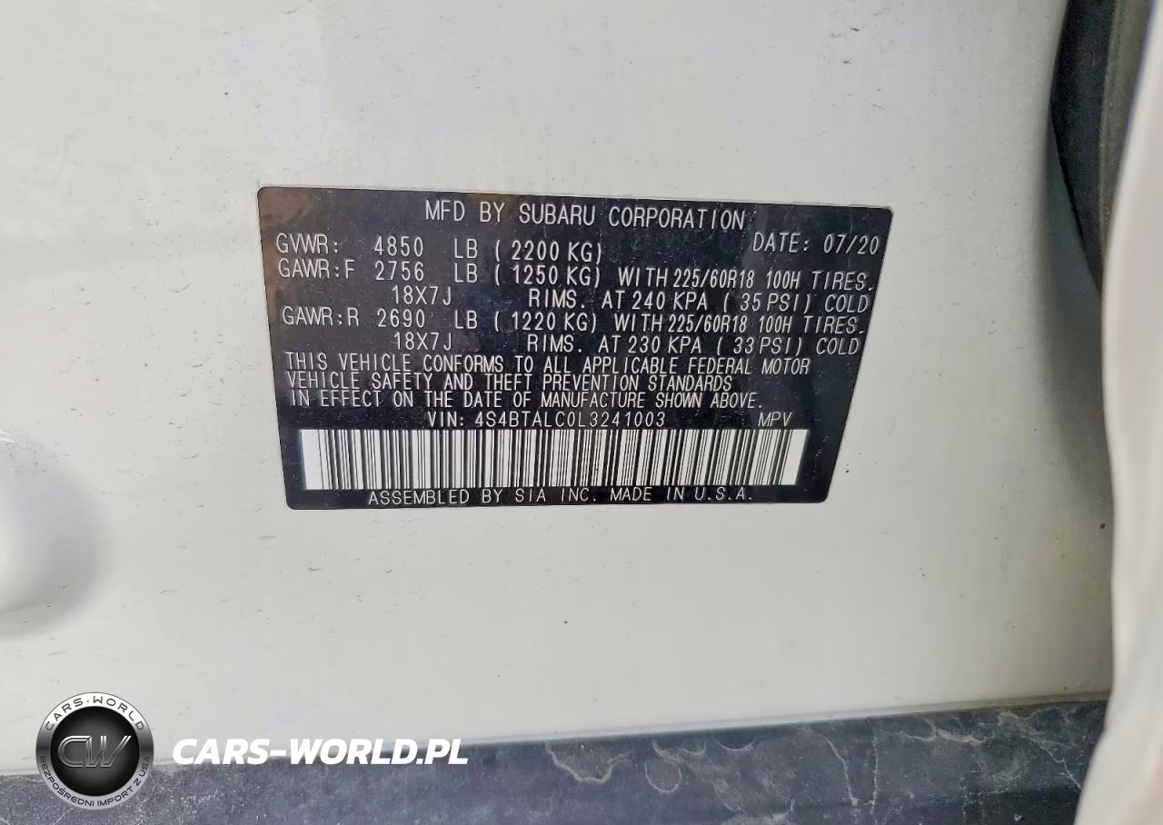 2020 Subaru Outback Limited VIN:4S4BTALC0L3241003 - 13