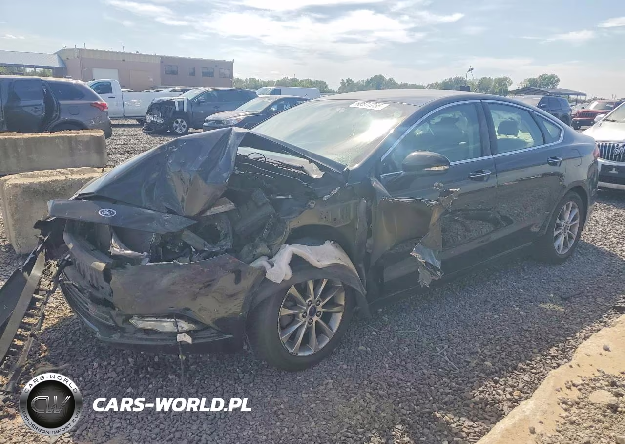 2017 Ford Fusion Se VIN:3FA6P0HD4HR188665 - 1
