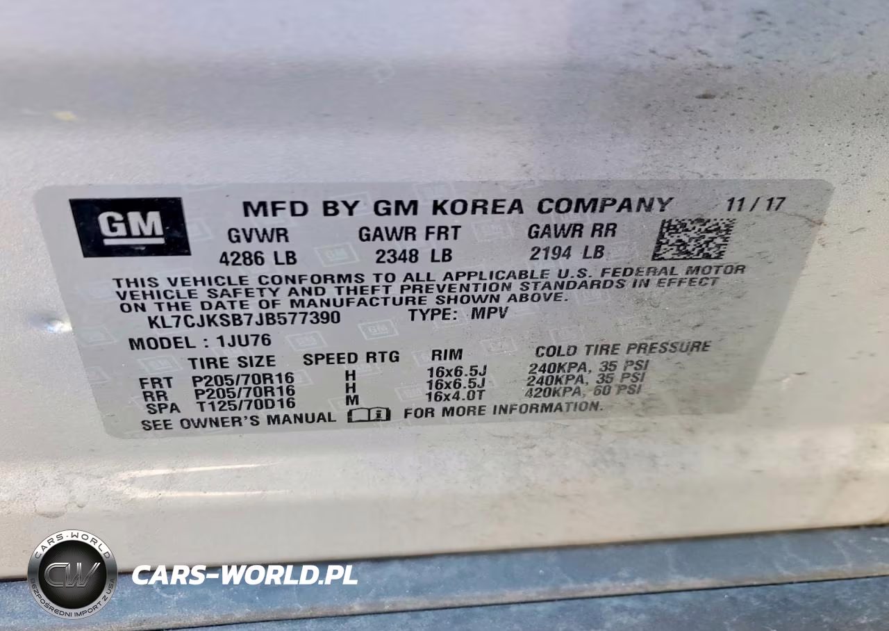 2018 Chevrolet Trax Ls VIN:KL7CJKSB7JB577390 - 13