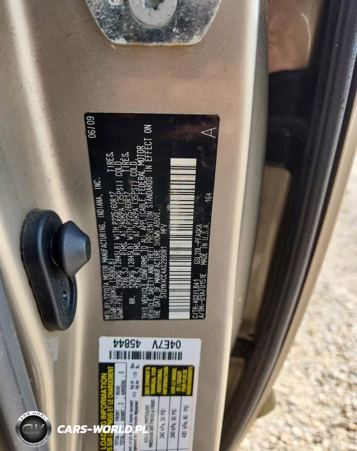 2010 Toyota Sienna Xle VIN:5TDYK4CC4AS299081 - 13