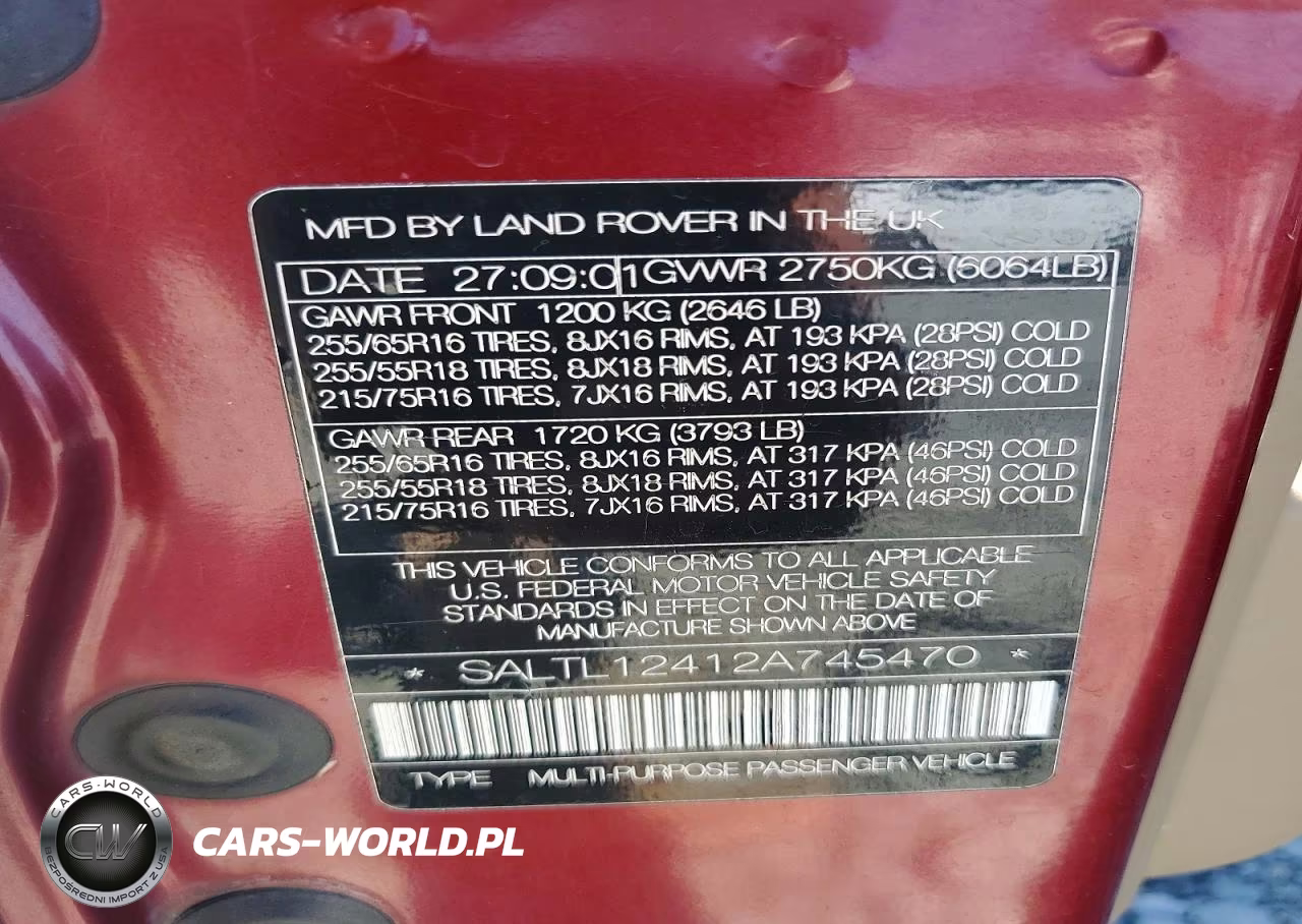 2002 Land Rover Discovery Ii Sd VIN:SALTL12412A745470 - 13
