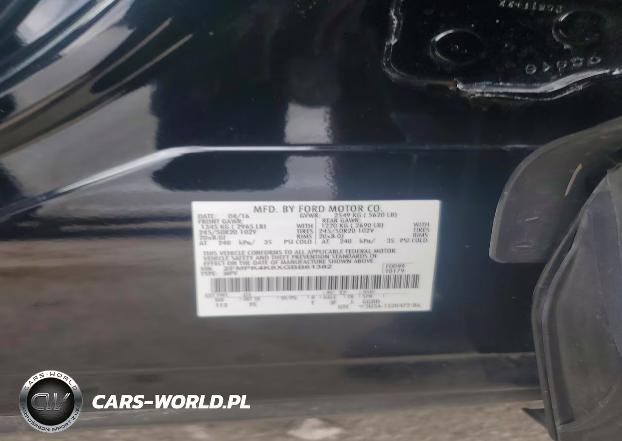 2016 Ford Edge Titanium VIN:2FMPK4K8XGBB61382 - 13
