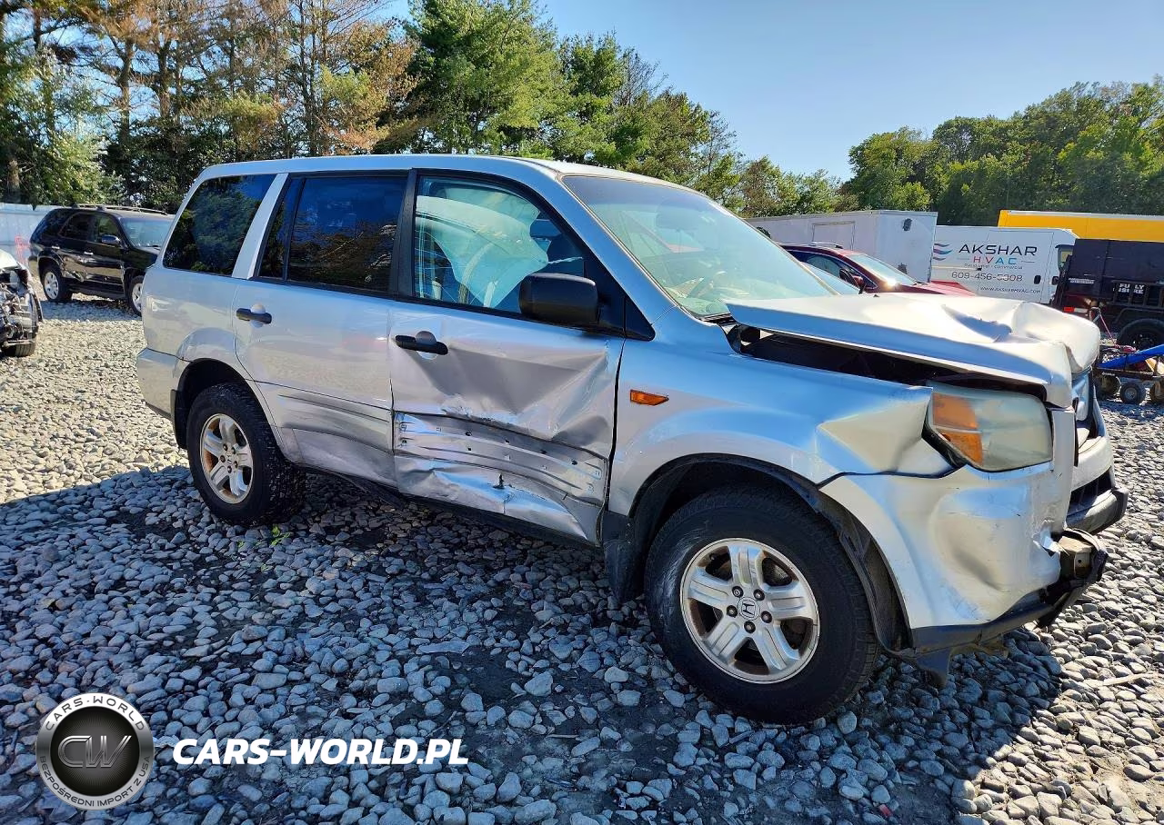 2006 Honda Pilot Lx VIN:2HKYF18176H559092 - 4
