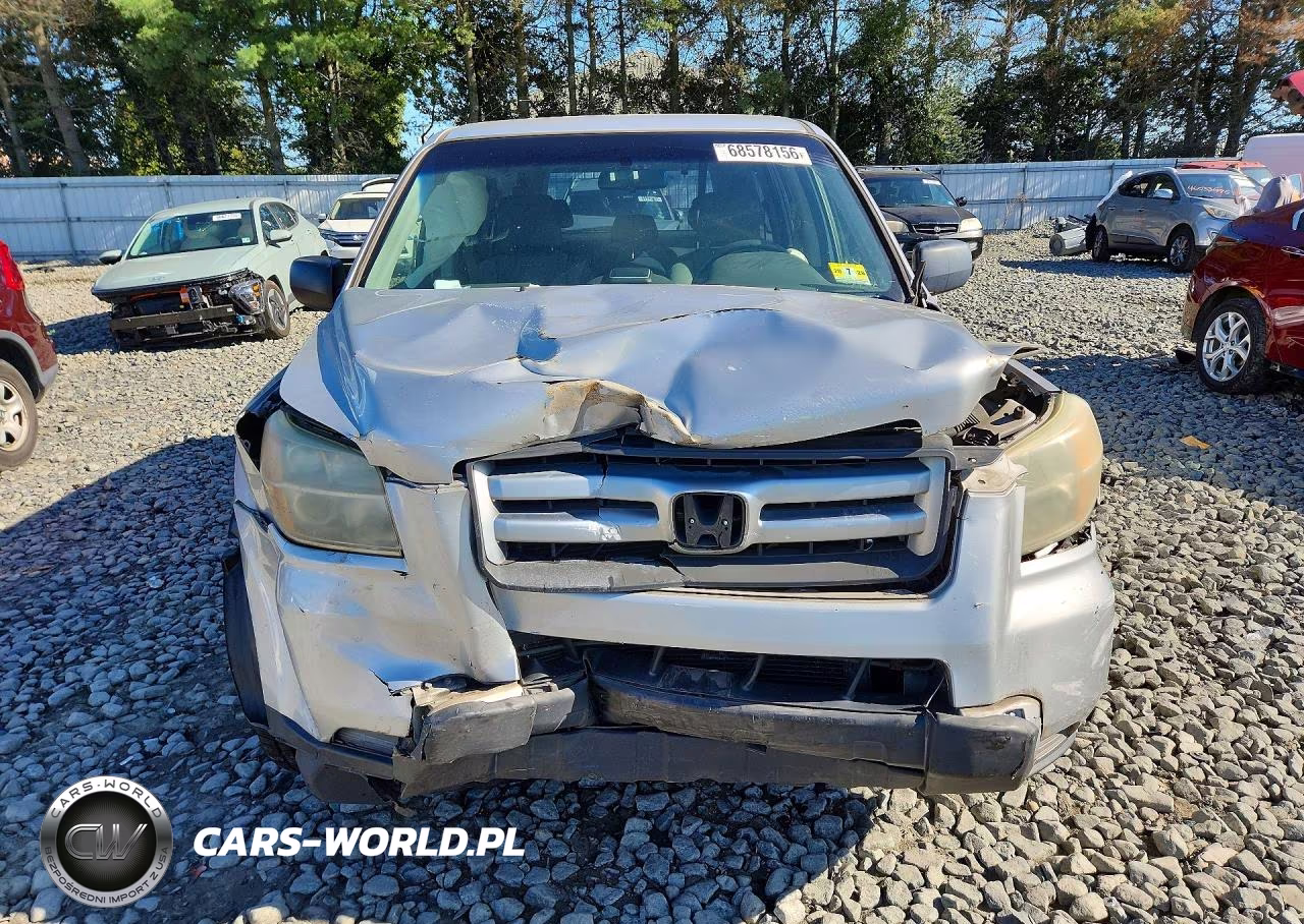 2006 Honda Pilot Lx VIN:2HKYF18176H559092 - 5