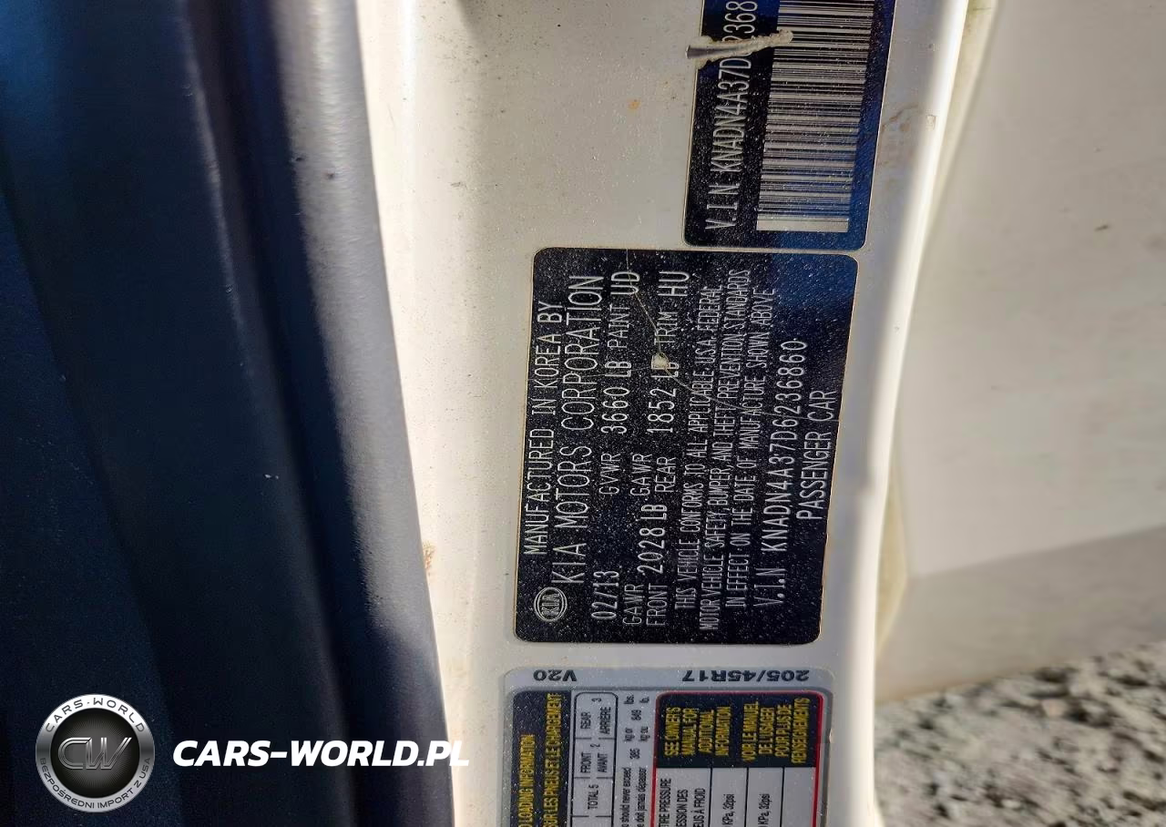 2013 Kia Rio Sx VIN:KNADN4A37D6236860 - 12