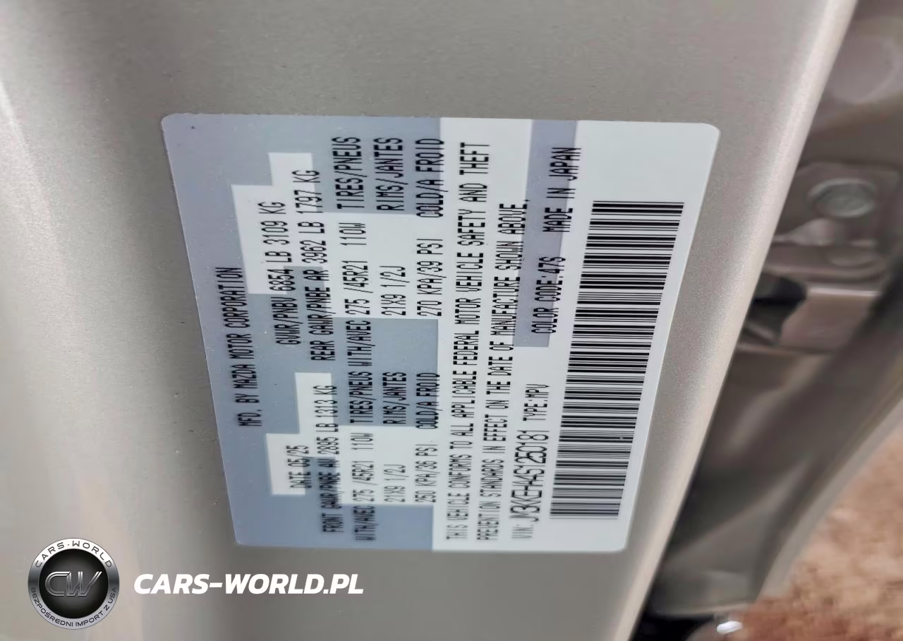 2025 Mazda Cx-90 Premium Plus VIN:JM3KKEHA4S1250181 - 13