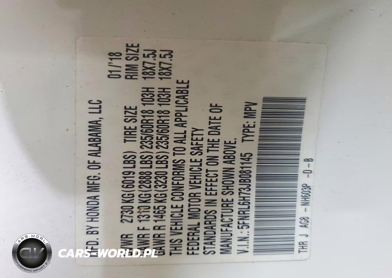 2018 Honda Odyssey Exl VIN:5FNRL6H73JB081145 - 14