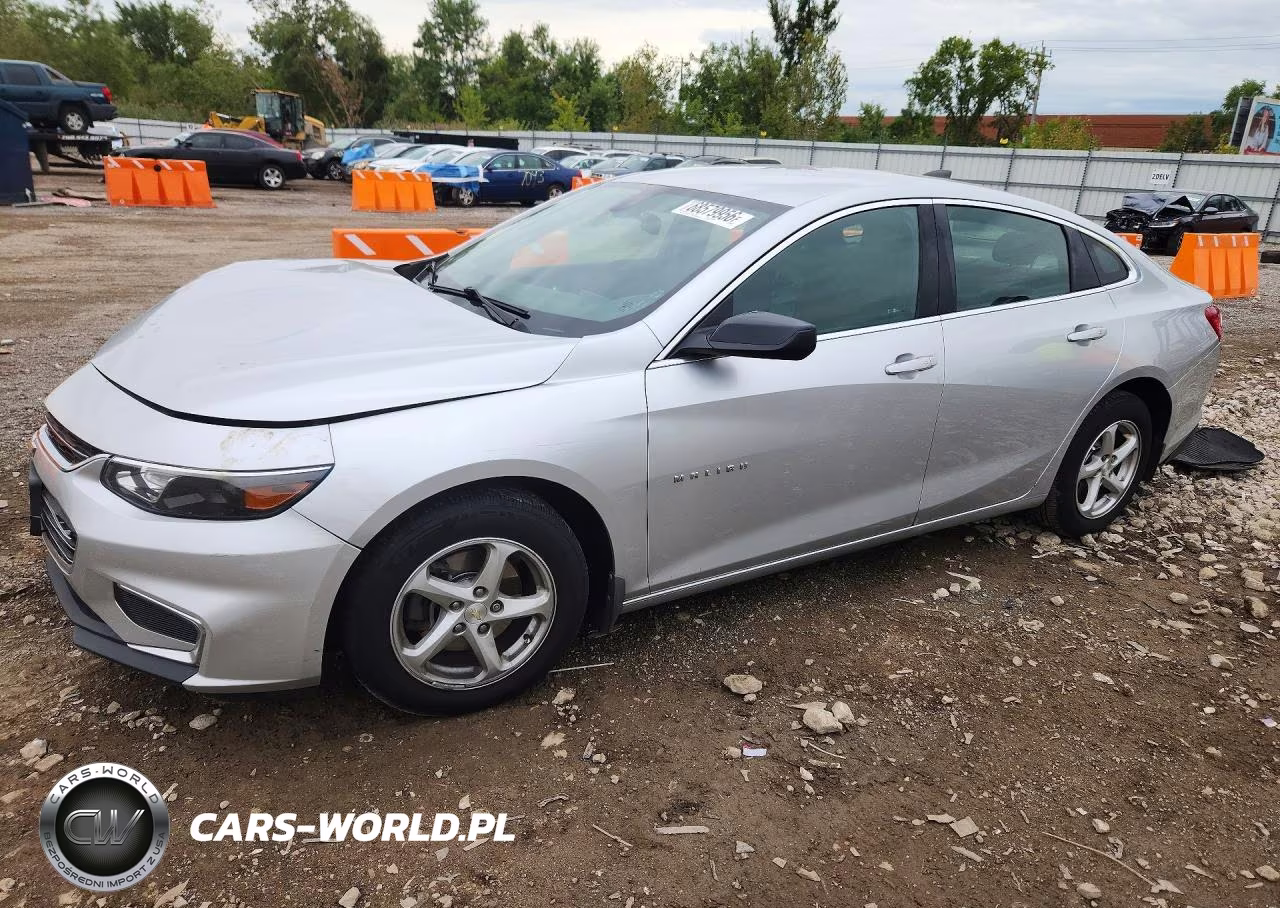 2018 Chevrolet Malibu Ls VIN:1G1ZB5STXJF188636 - 1