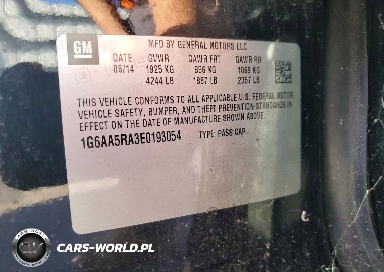 2014 Cadillac Ats VIN:1G6AA5RA3E0193054 - 12