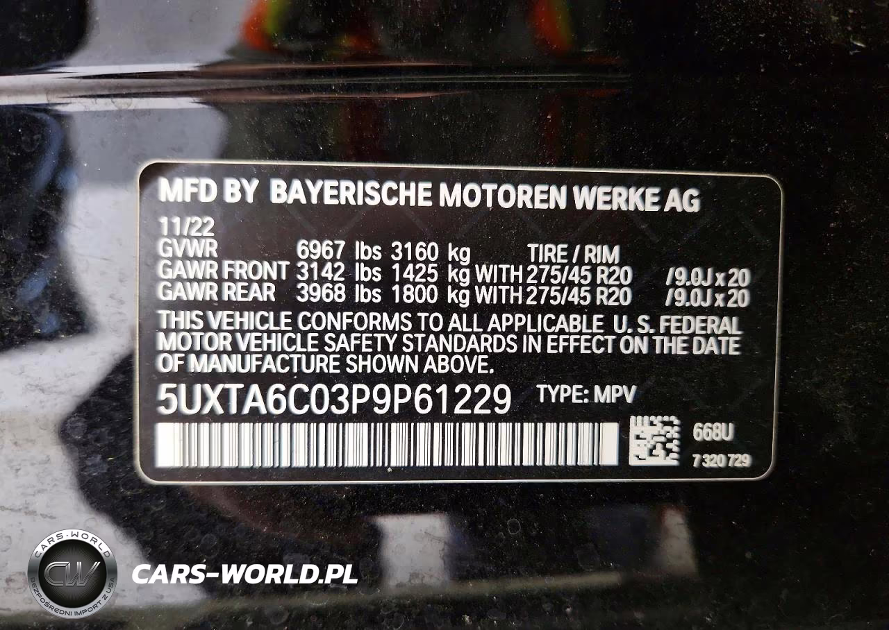 2023 BMW X5 xDrive45E VIN:5UXTA6C03P9P61229 - 13