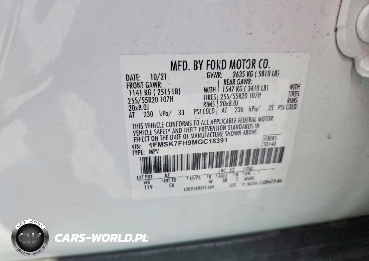 2021 Ford Explorer Limited VIN:1FMSK7FH9MGC18391 - 14