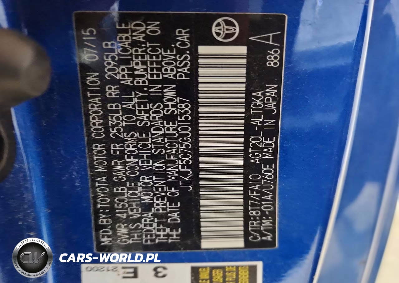 2016 Scion Tc Base VIN:JTKJF5C75GJ015387 - 12