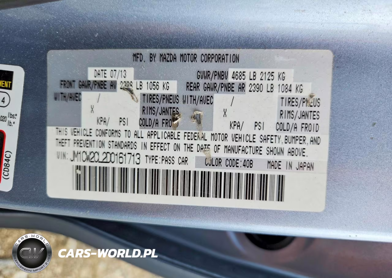 2013 Mazda 5 VIN:JM1CW2CL2D0161713 - 13