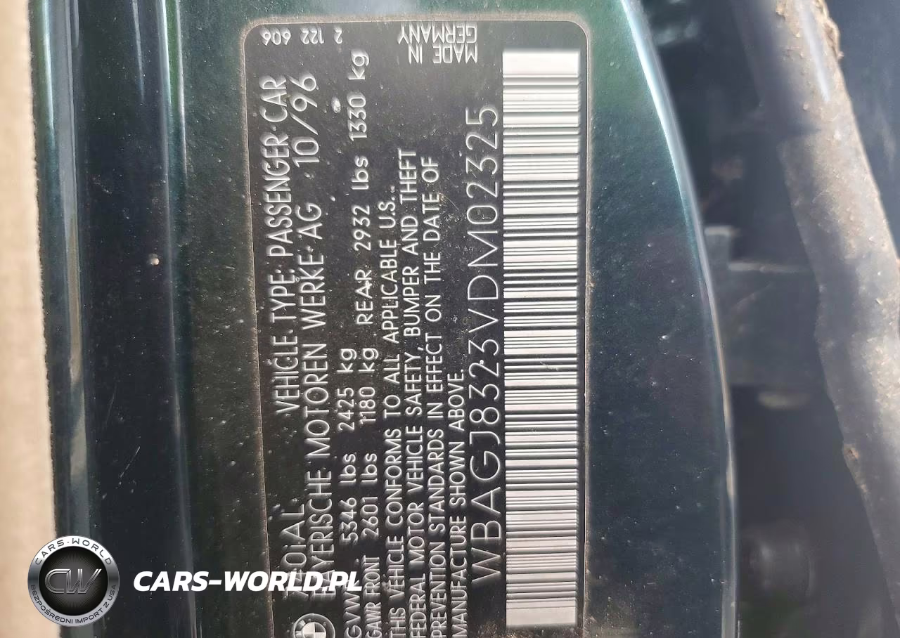 1997 BMW 740 Il VIN:WBAGJ8323VDM02325 - 12