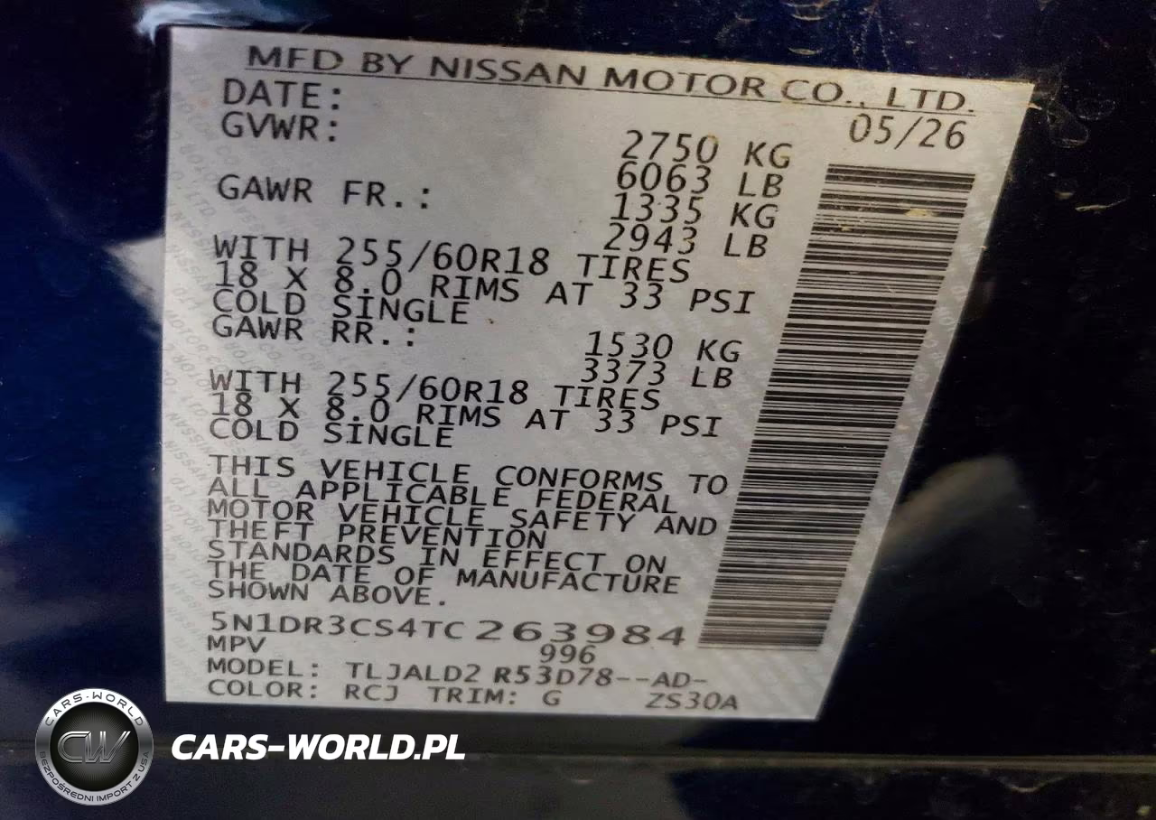 2026 Nissan Pathfinder Sl VIN:5N1DR3CS4TC263984 - 13