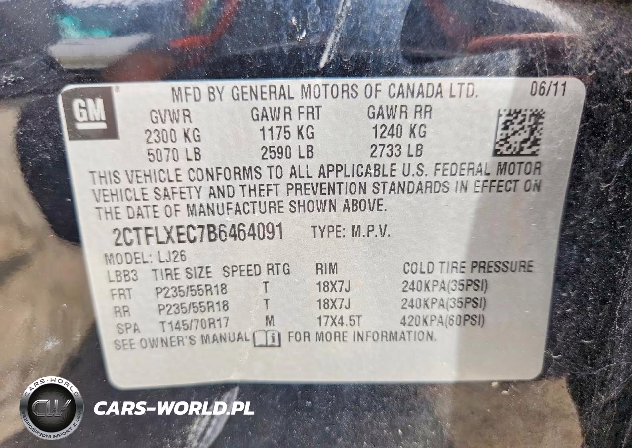 2011 GMC Terrain Slt VIN:2CTFLXEC7B6464091 - 14