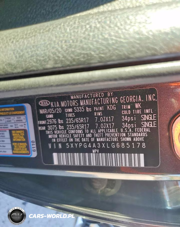 2020 Kia Sorento Lx VIN:5XYPG4A3XLG685178 - 14