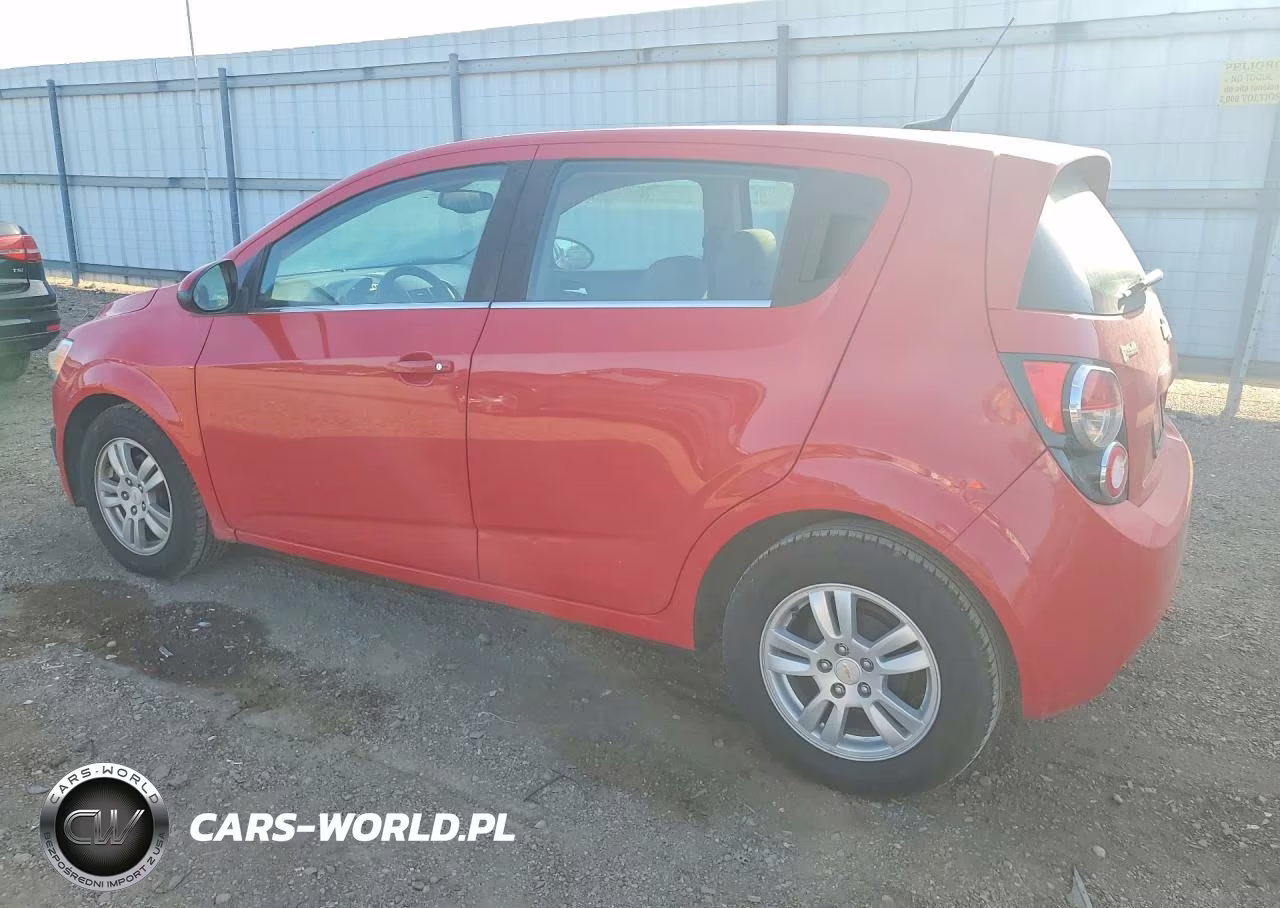 2012 Chevrolet Sonic Lt VIN:1G1JC6SHXC4180403 - 2