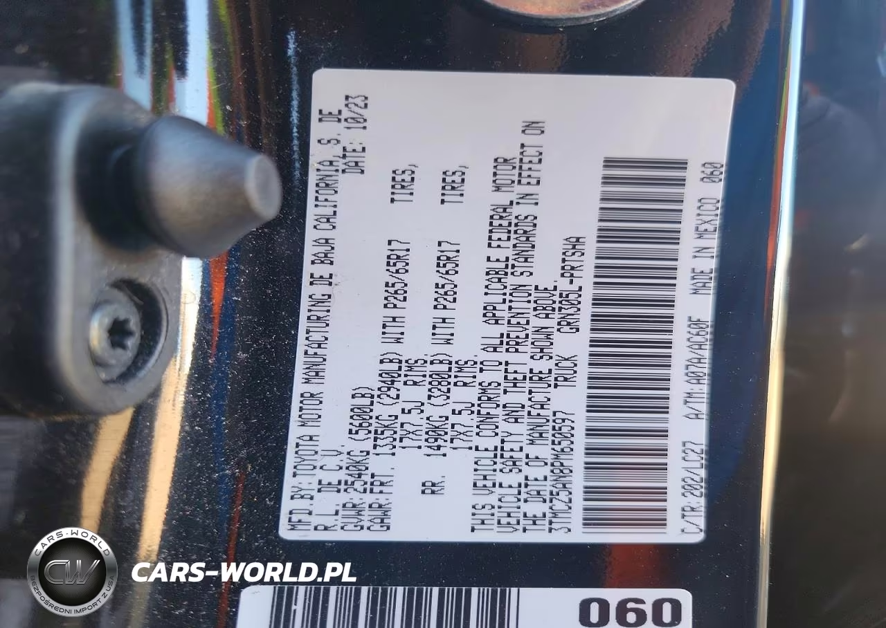 2023 Toyota Tacoma Trd Sport VIN:3TMCZ5AN8PM650597 - 12