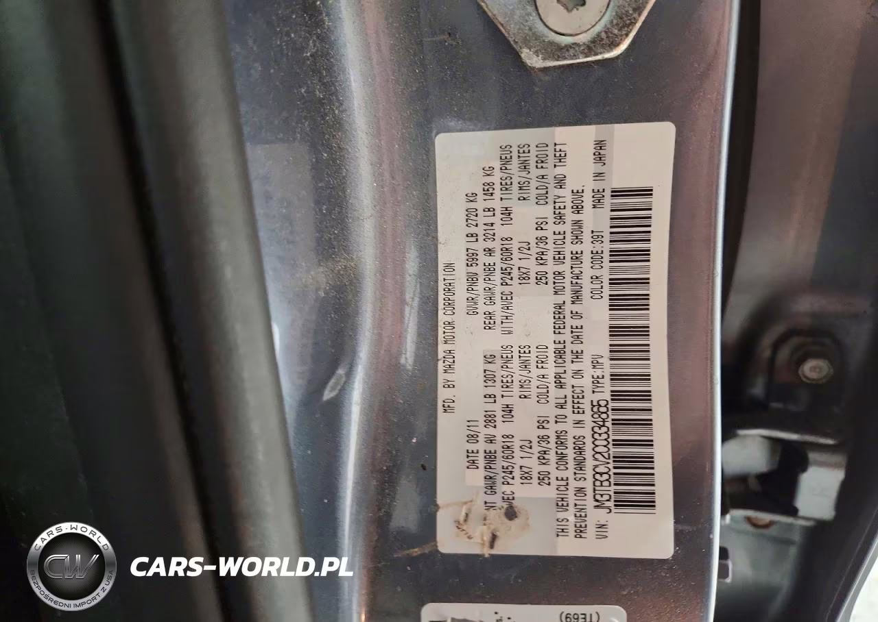 2012 Mazda Cx-9 VIN:JM3TB3CV2C0334865 - 13