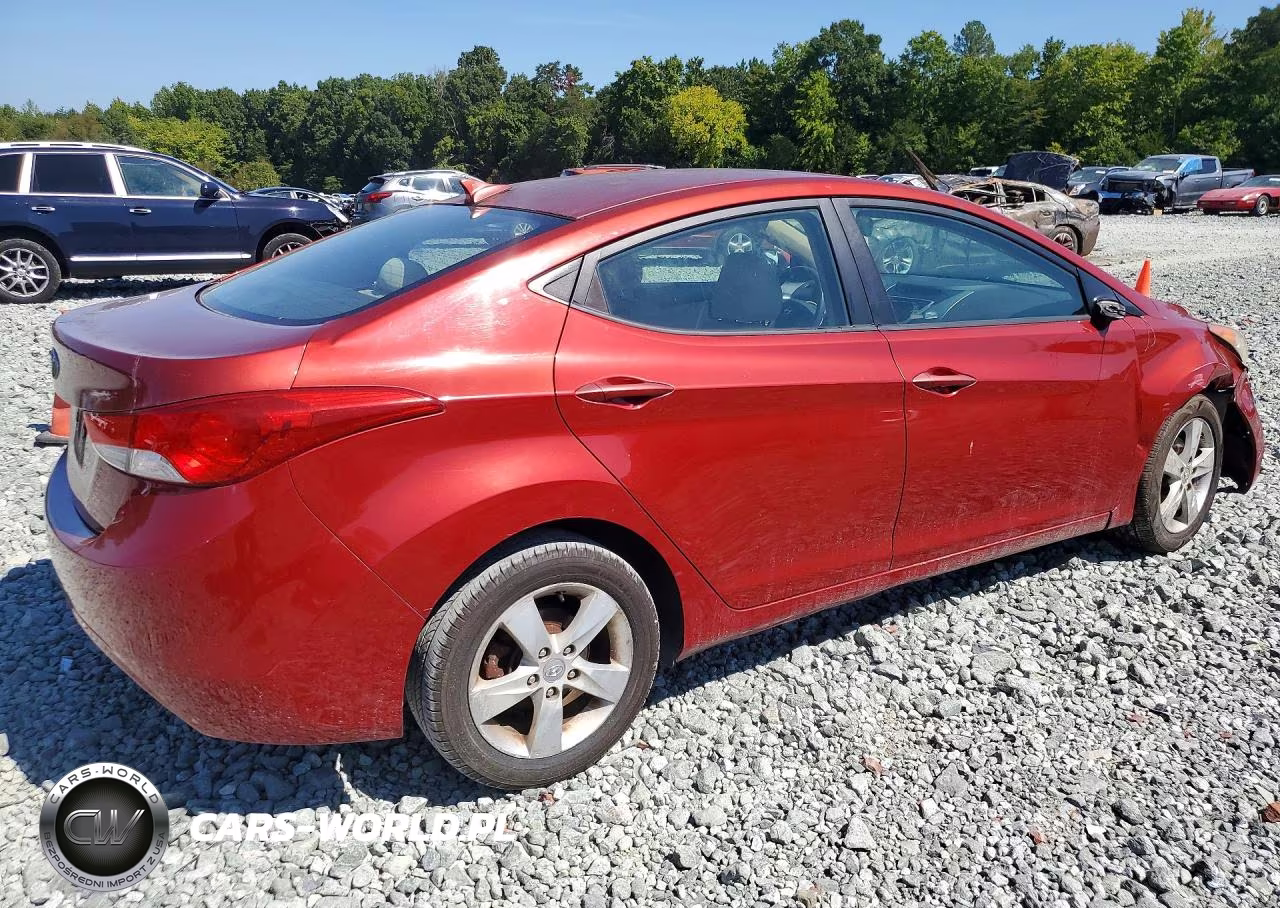 2011 Hyundai Elantra Gls VIN:KMHDH4AE6BU106648 - 3
