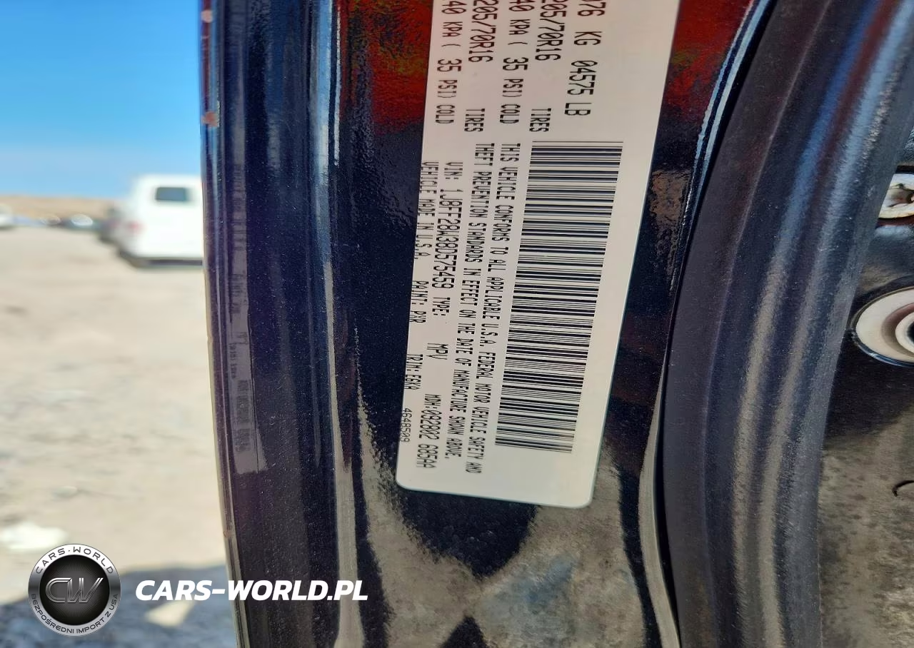 2008 Jeep Patriot Sport VIN:1J8FF28W38D575459 - 12