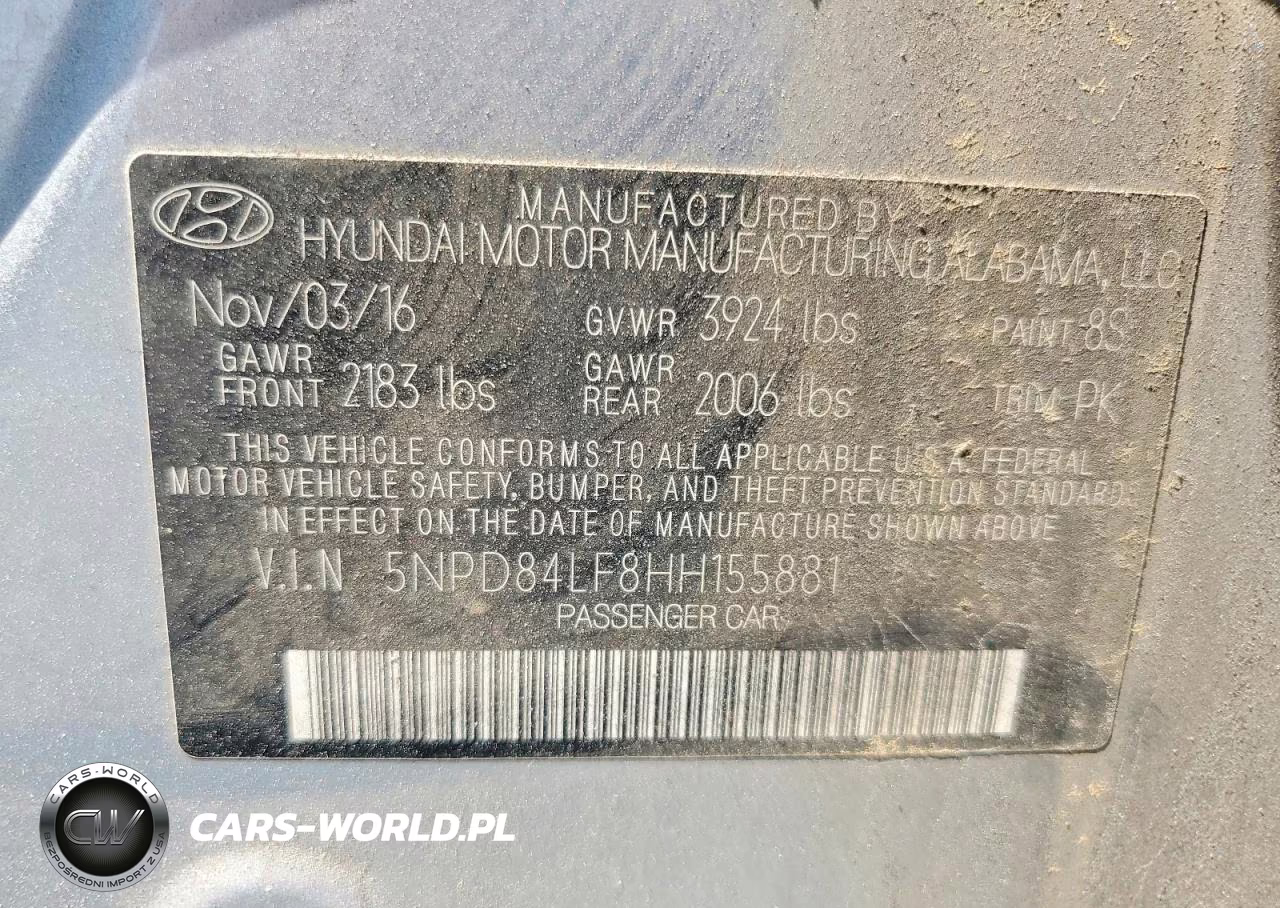 2017 Hyundai Elantra Se VIN:5NPD84LF8HH155881 - 13