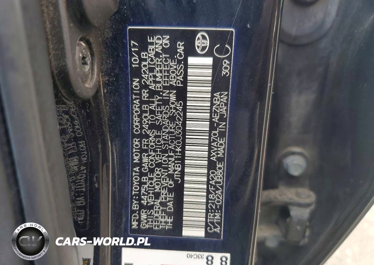 2018 Toyota Camry Le VIN:JTNB11HK0J3042245 - 12