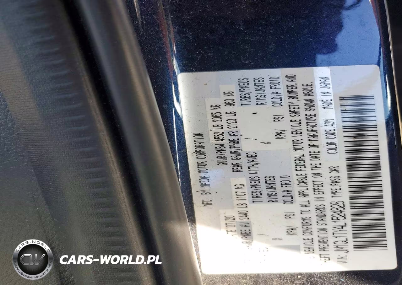 2020 Mazda 6 Grand Touring VIN:JM1GL1TY4L1524828 - 12