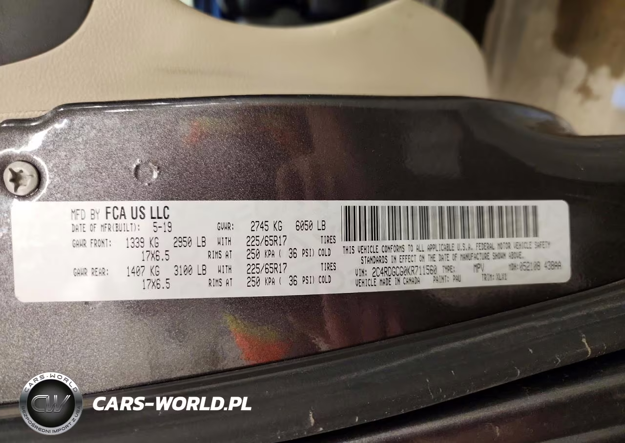 2019 Dodge Grand Caravan Sxt VIN:2C4RDGCG0KR711560 - 13
