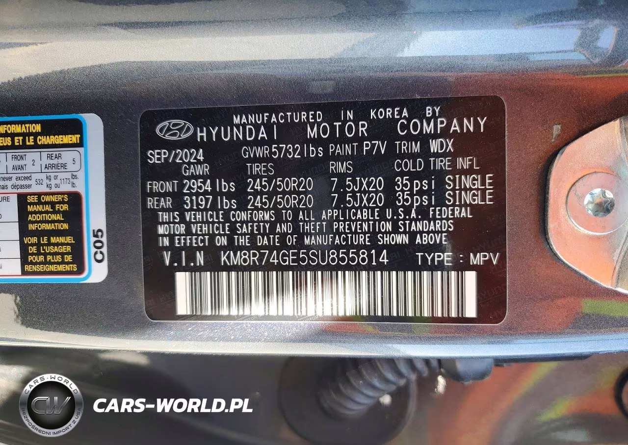 2025 Hyundai Palisade Calligraphy VIN:KM8R74GE5SU855814 - 13