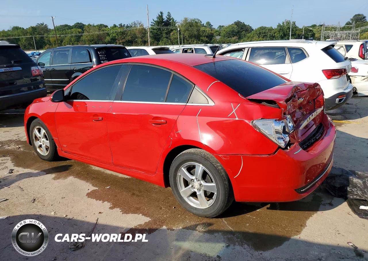 2012 Chevrolet Cruze Lt VIN:1G1PF5SC3C7363477 - 2