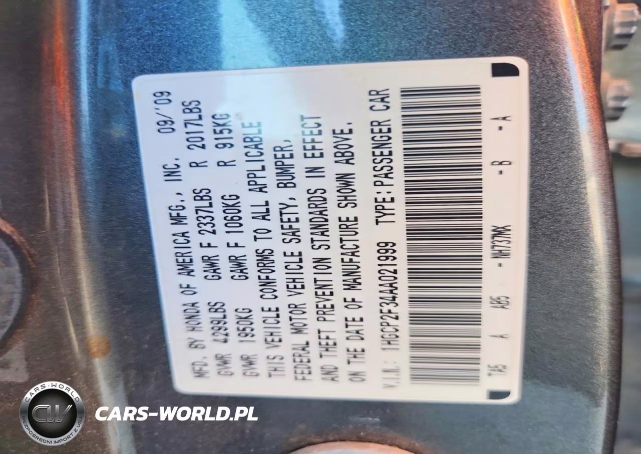 2010 Honda Accord Lx VIN:1HGCP2F34AA021999 - 13