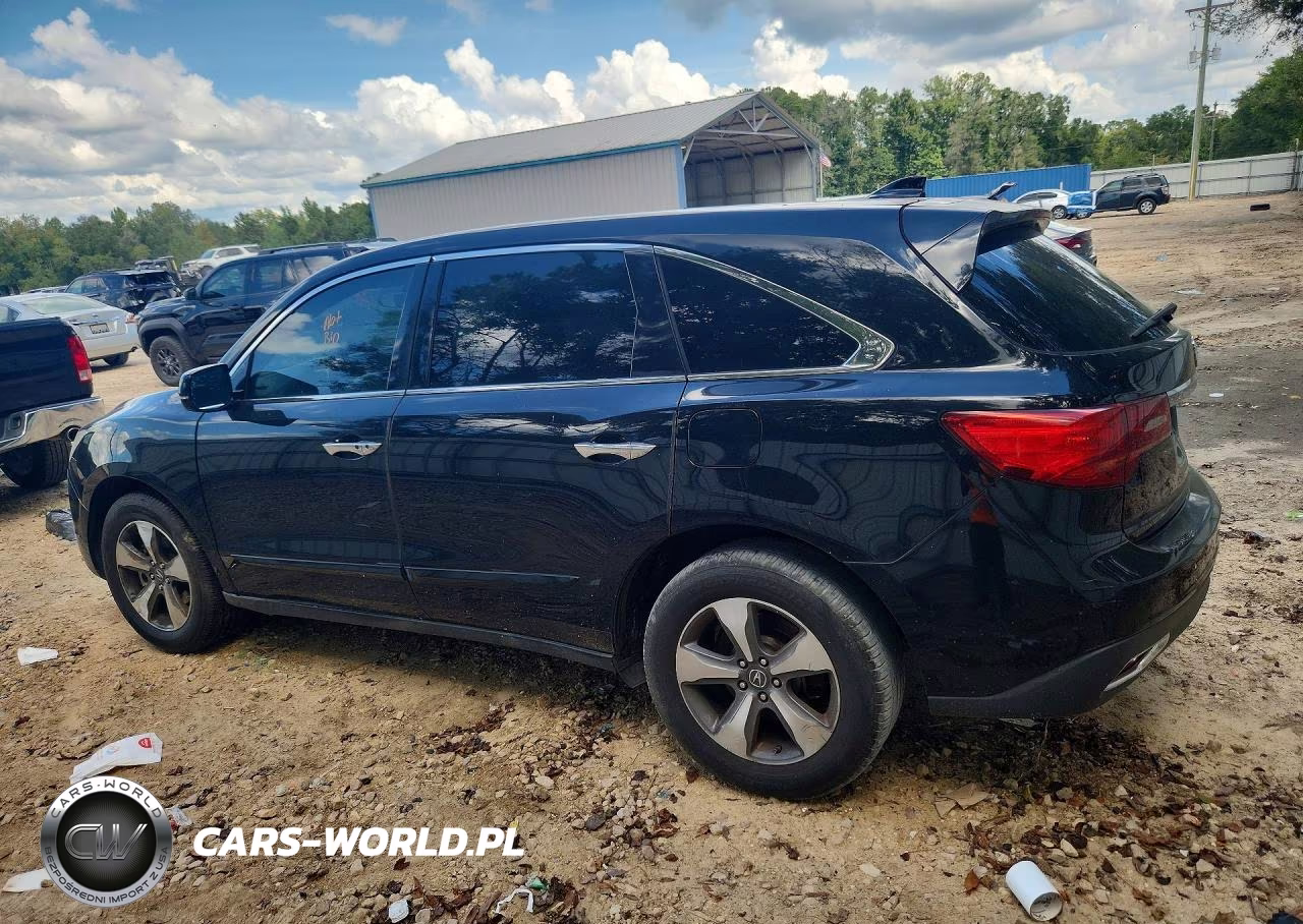 2016 Acura Mdx VIN:5FRYD3H25GB013710 - 2
