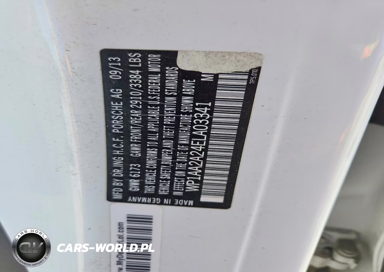 2014 Porsche Cayenne VIN:WP1AA2A24ELA03341 - 13