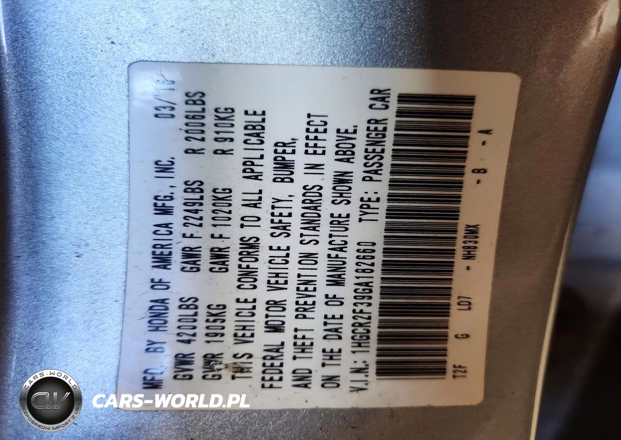 2016 Honda Accord Lx VIN:1HGCR2F39GA182660 - 12