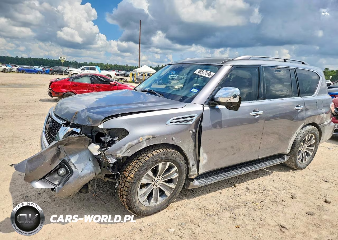 2019 Nissan Armada Sl VIN:JN8AY2ND3K9091742 - 1