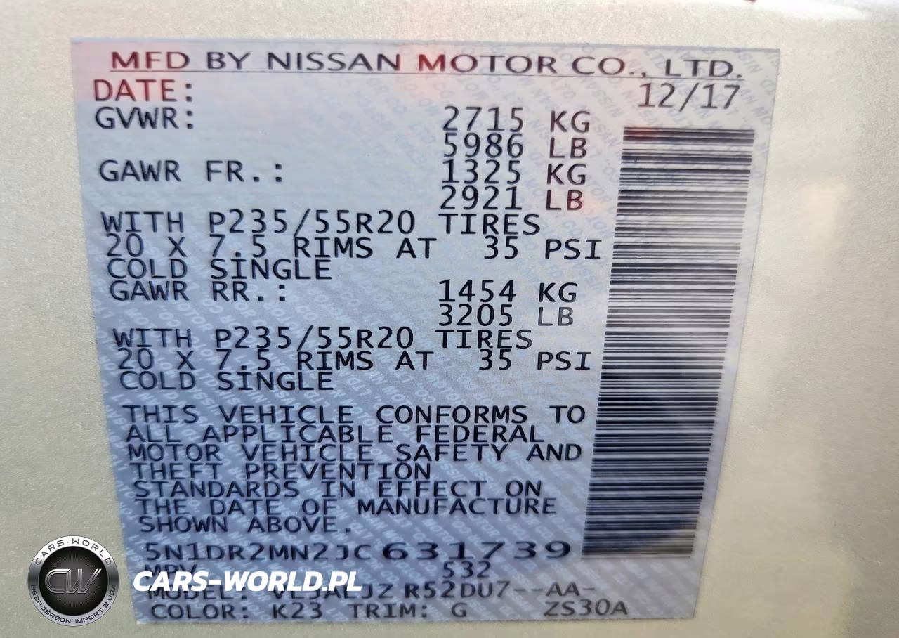 2018 Nissan Pathfinder Platinum VIN:5N1DR2MN2JC631739 - 14