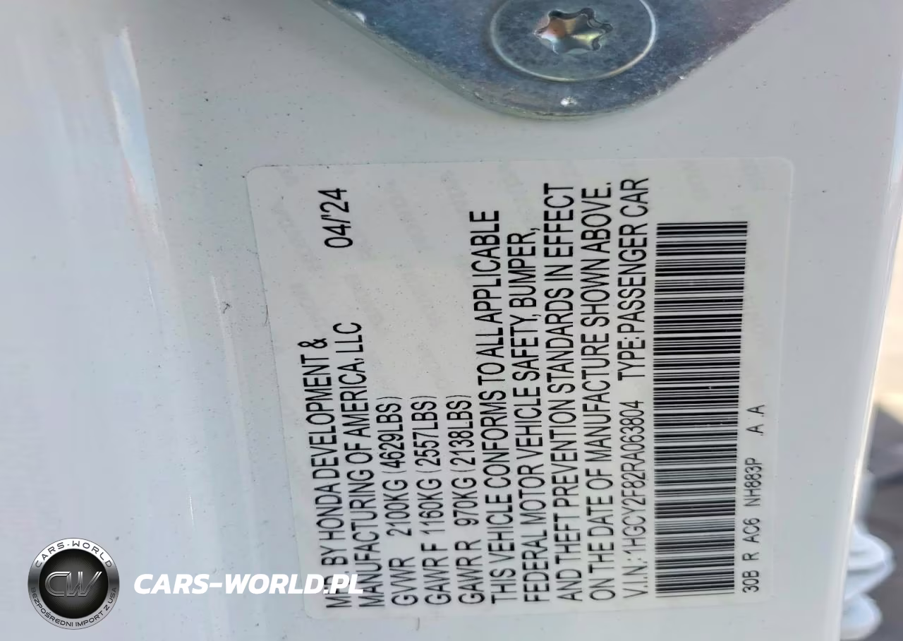 2024 Honda Accord Touring Hybrid VIN:1HGCY2F82RA063804 - 12