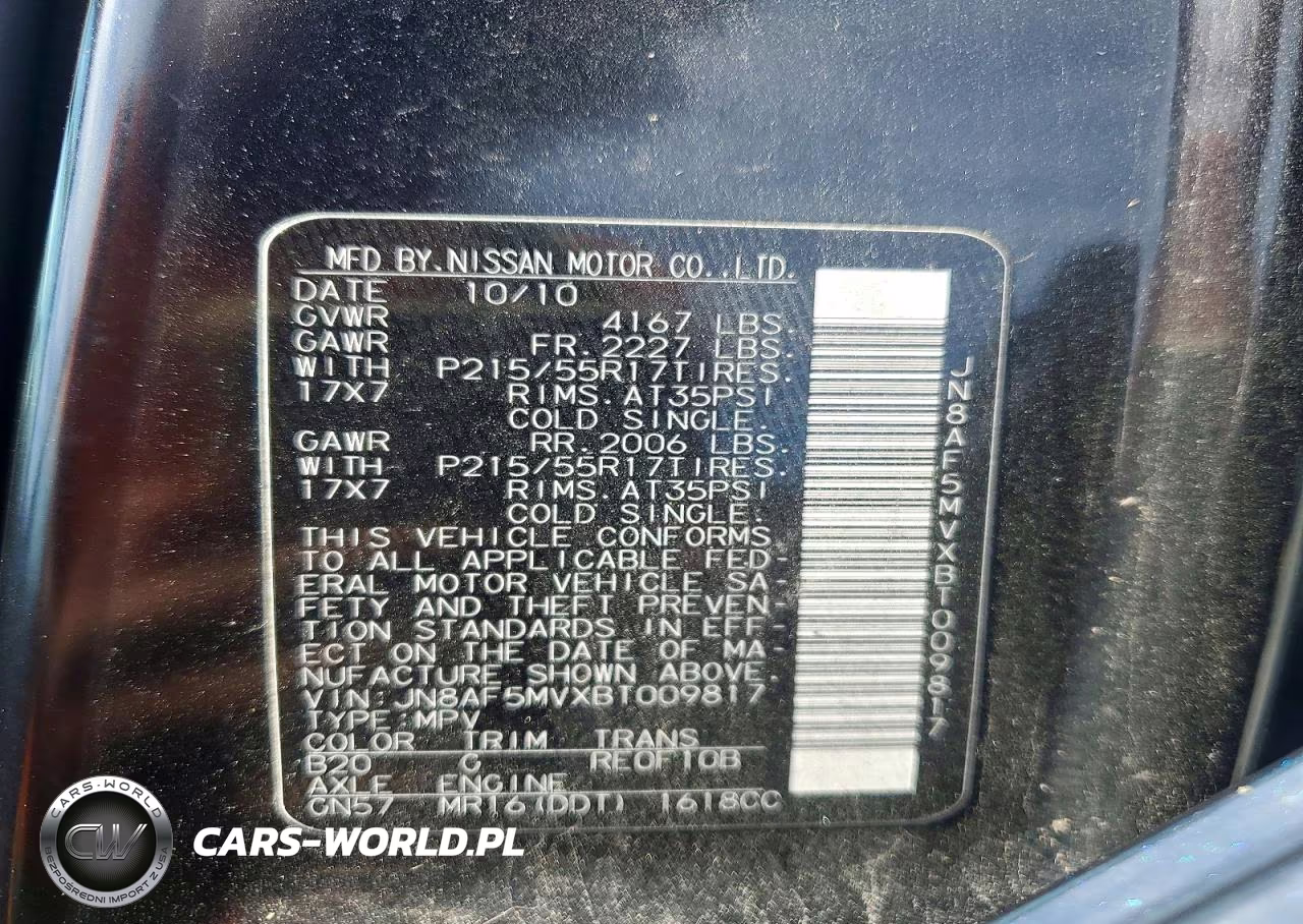 2011 Nissan Juke S VIN:JN8AF5MVXBT009817 - 13
