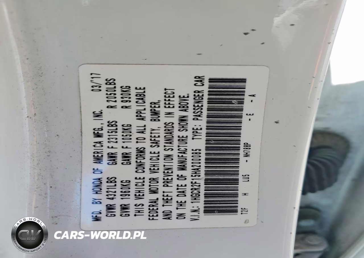 2017 Honda Accord Sport Special Edition VIN:1HGCR2F15HA200085 - 12