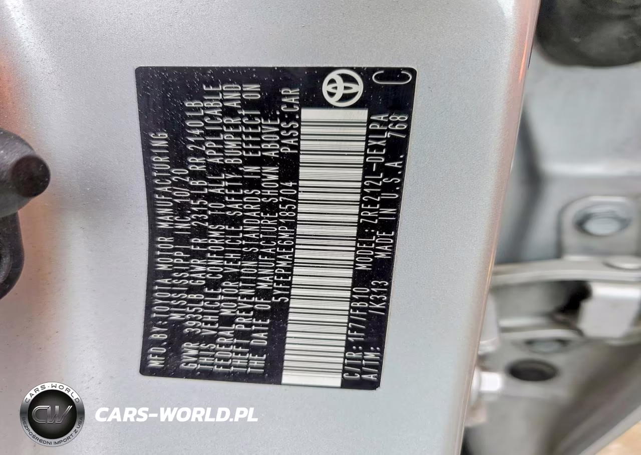 2021 Toyota Corolla Le VIN:5YFEPMAE6MP185704 - 12