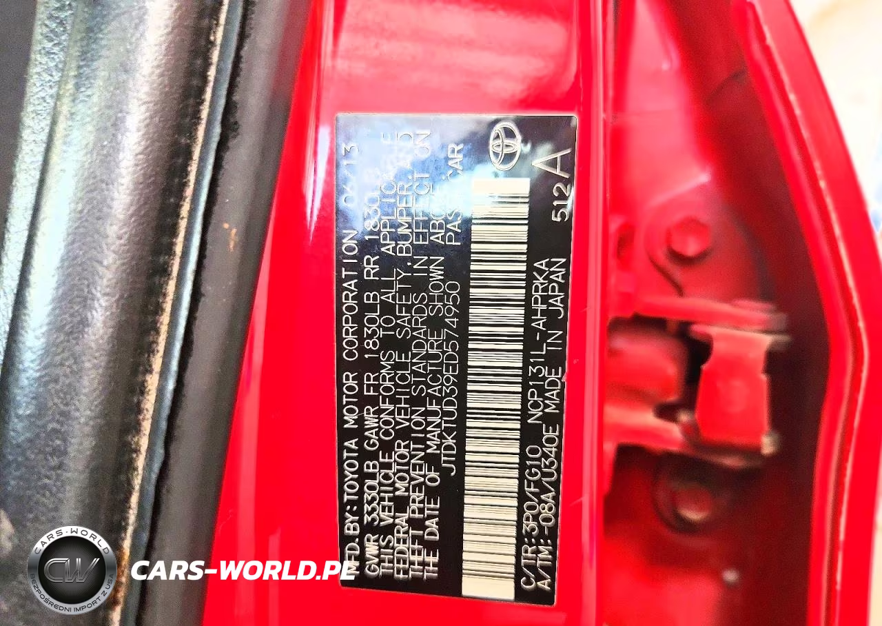 2014 Toyota Yaris 5-Door Le VIN:JTDKTUD39ED574950 - 12