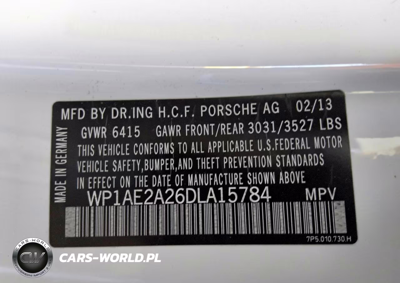 2013 Porsche Cayenne S Hybrid VIN:WP1AE2A26DLA15784 - 13