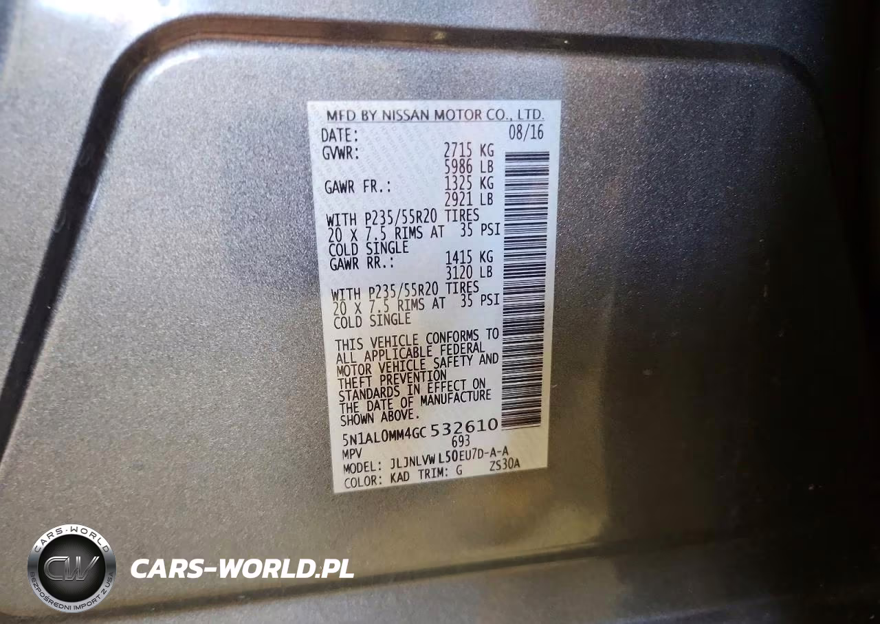 2016 Infiniti Qx60 Base VIN:5N1AL0MM4GC532610 - 12