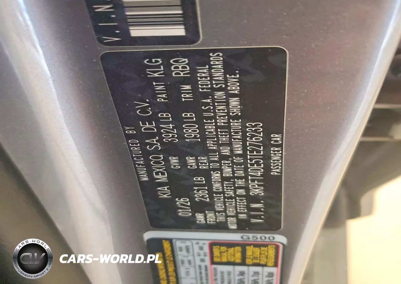2026 Kia K4 Lxs VIN:3KPFT4DE5TE276233 - 12